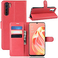 Чохол-книжка Litchie Wallet для Oppo Reno 3 / A91 Red