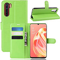 Чохол-книжка Litchie Wallet для Oppo Reno 3 / A91 Green