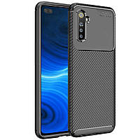 Чохол Carbon Case для Realme 6 Pro Black