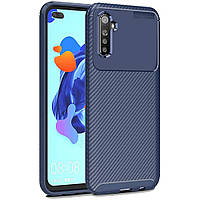 Чохол Carbon Case для Realme 6 Pro Blue