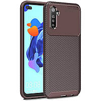 Чохол Carbon Case для Realme 6 Pro Brown