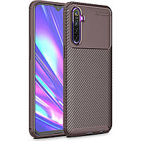 Чохол Carbon Case для Realme XT / Realme X2 Brown