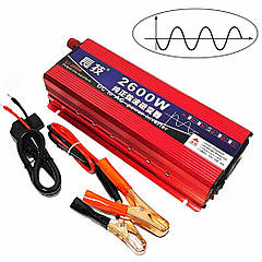 Інвертор 60 у 220 з чистою синусоїдою 2600W(1300W)