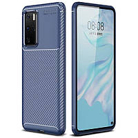 Чохол Carbon Case для Huawei P40 Pro Blue