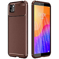 Чохол Carbon Case для Huawei Y5p / Honor 9s Brown