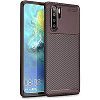 Чохол Carbon Case для Oppo Reno 3 / A91 / F15 Brown