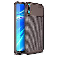 Чохол Carbon Case для Huawei Y7 Pro 2019 Brown