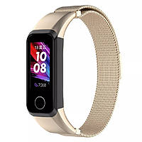 Ремінець Magnetic Metal Strap для Huawei Band 4 / Honor Band 5i Gold