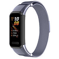 Ремінець Magnetic Metal Strap для Huawei Band 4 / Honor Band 5i Grey