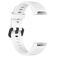 Ремінець Silicone Strap для Huawei Band 4 / Honor Band 5i White