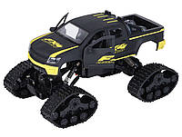 Машинка джип всюдихід на радіокеруванні повнопривідна на гусеничному ходу 2 пари коліс Акумулятор 900 mAh