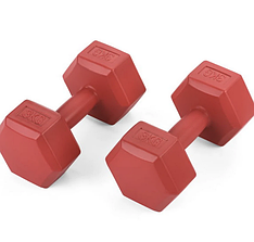 Гантелі для фітнесу композитні Gymtek 2 по 3 кг