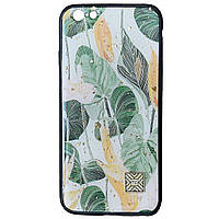 Чохол Epoxy Case для Apple iPhone 6 Plus / 6S Plus Green Leaves