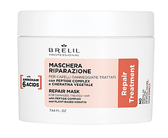 Маска відновлююча для пошкодженого волосся Brelil Repair Mask 220 мл