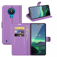 Чохол-книжка Litchie Wallet для Nokia 1.4 Violet