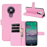 Чохол-книжка Litchie Wallet для Nokia 3.4 Pink