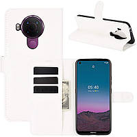 Чохол-книжка Litchie Wallet для Nokia 5.4 White