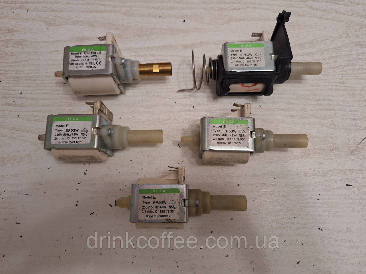 Насос помпа ULKA E EP5GW 48W 230V 50Hz для кавомашини Delonghi ESAM ECAM б/у 1шт