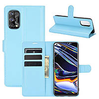 Чохол-книжка Litchie Wallet для Realme 7 Pro Blue