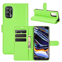 Чохол-книжка Litchie Wallet для Realme 7 Pro Green