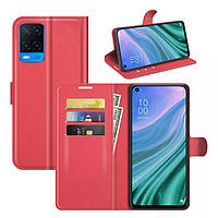 Чохол-книжка Litchie Wallet для Oppo A54 Red