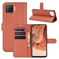 Чохол-книжка Litchie Wallet для Oppo A73 Brown