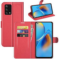 Чохол-книжка Litchie Wallet для Oppo A74 Red