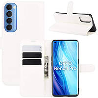 Чохол-книжка Litchie Wallet для Oppo Reno 4 Pro White
