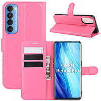 Чохол-книжка Litchie Wallet для Oppo Reno 4 Pro Rose