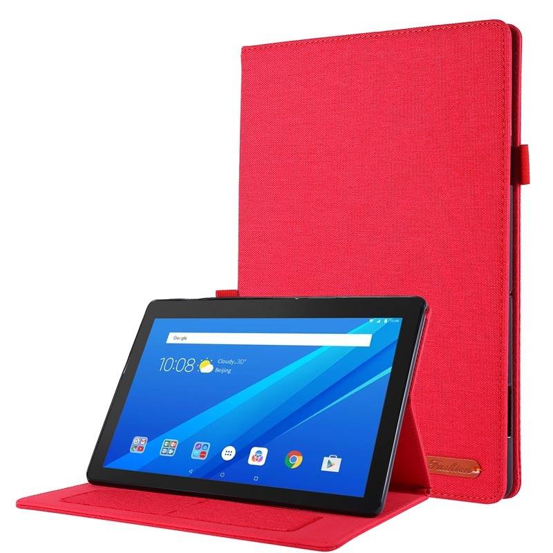 Чохол Cloth Pattern Case для Lenovo Tab M10 (1Gen) (Wake / Sleep) Red, фото 1
