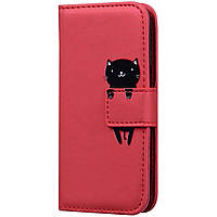 Чохол-книжка Animal Wallet для Apple iPhone 13 Mini Cat