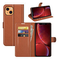 Чохол-книжка Litchie Wallet для Apple iPhone 13 Mini Brown
