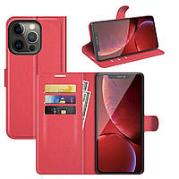 Чохол-книжка Litchie Wallet для Apple iPhone 13 Pro Red