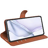 Чохол-книжка Litchie Wallet для Huawei P50 Brown, фото 4