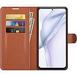 Чохол-книжка Litchie Wallet для Huawei P50 Brown, фото 7