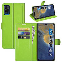 Чохол-книжка Litchie Wallet для ZTE Blade A71 Light Green