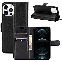 Чохол-книжка Litchie Wallet для Apple iPhone 12 Pro Max Black