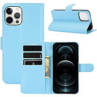Чохол-книжка Litchie Wallet для Apple iPhone 12 Pro Max Blue