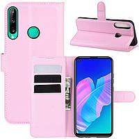 Чохол-книжка Litchie Wallet для Huawei P40 Lite E Pink