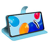 Чохол-книжка Litchie Wallet для Xiaomi Redmi Note 11 / Note 11S Light Blue, фото 3
