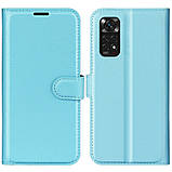Чохол-книжка Litchie Wallet для Xiaomi Redmi Note 11 / Note 11S Light Blue, фото 7