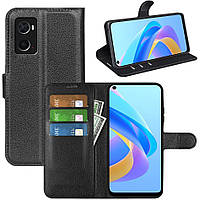 Чохол-книжка Litchie Wallet для Oppo A96 / A76 / A36 / Realme 9i Black