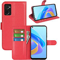 Чохол-книжка Litchie Wallet для Oppo A96 / A76 / A36 / Realme 9i Red