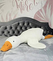 М'яка іграшка Гусак обійму 110 см, іграшка-антистрес плюшевий гусак  грашка гусак обіймусь (ST)