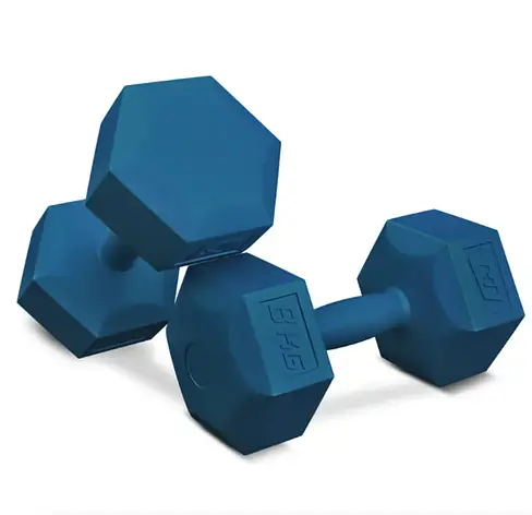 Гантелі для фітнесу композитні Hop-Sport HS-C080DS 2 по 8 кг, фото 3