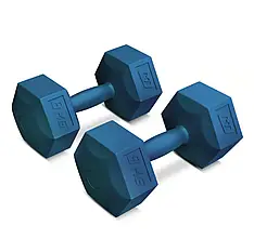 Гантелі для фітнесу композитні Hop-Sport HS-C080DS 2 по 8 кг