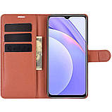 Чохол-книжка Litchie Wallet для Xiaomi Redmi 9T Brown, фото 5