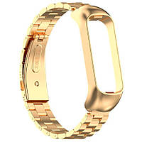 Ремінець MiJobs Steel Strap для Samsung Galaxy Fit2 SM-R220 Gold