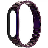 Ремінець MiJobs Steel Strap для Samsung Galaxy Fit2 SM-R220 Purple