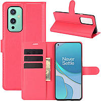 Чохол-книжка Litchie Wallet для OnePlus 9 Red